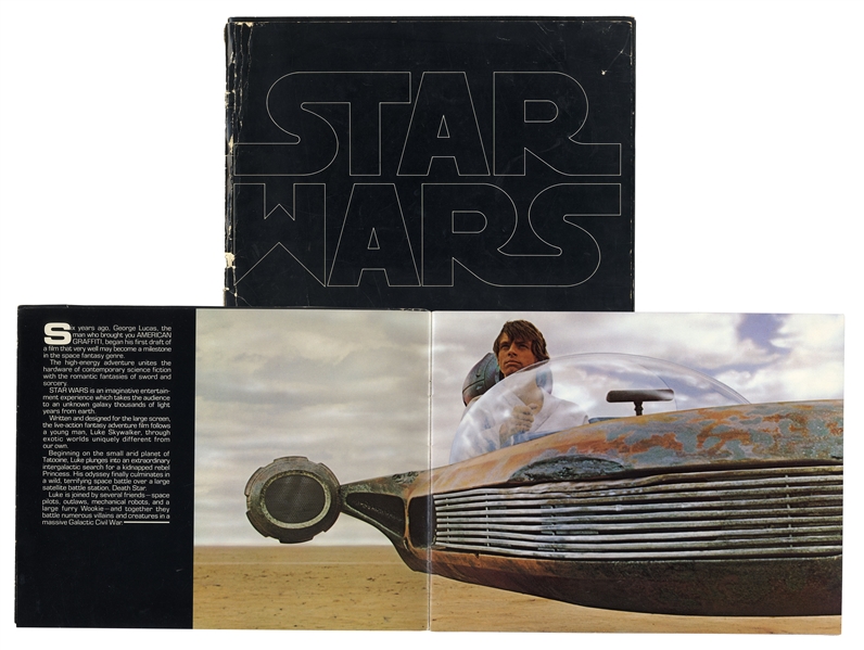 ''Star Wars'' Publicity Book Measuring 14'' x 11'' -- Given to Media & Theatre Owners to Promote the Film